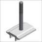  VAN DER VA CONTRAPLAAT ALU +BOUT M8X75MM