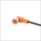  IFM AANSL KABEL M12 HAAKS FEM 2M