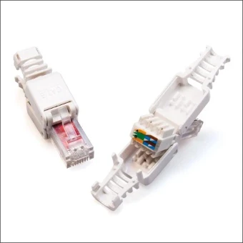 RJ45-SNAP-ON TECHNETIX RJ45 MALE CONN SNAP-ON SET 2X1