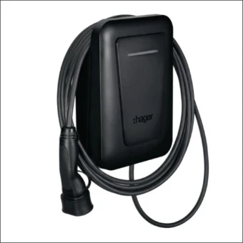 XVR111C HAGER WITTY ONE LAADSTATION MET KABE