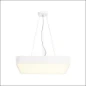 1000726 SLV MEDO 60 SQUARE LED WIT 1XLED 3