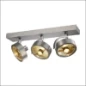 147326 SLV KALU 3 QPAR CEILING LIGHT ALU