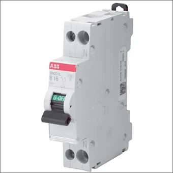 SN 201L C10 ABB AUTOMAAT C10A 4.5KA 1P+N