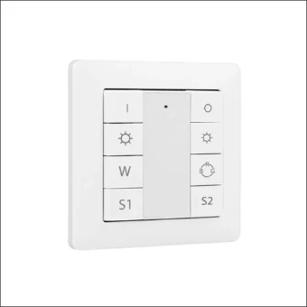 50208693 YPHIX DRAADLOZE WANDBEDIENING RGBW Z