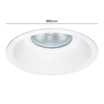 50184415 YPHIX INBOUWSPOT AREZZO ROND WIT VER