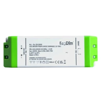 ED-10099 ECODIM LED DRIVER/TRAFO 24V DC 0-75W