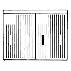 EH3 ENCL. DIN 2 AP 1125X1115X320 SHDL AG - 4TBE843734C0100