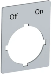 LEGEND PLATE OFF/ON - SK615552-53