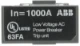 Rating Plug 1000 E1.2..E6.2 (Black) - 1SDA112847R1