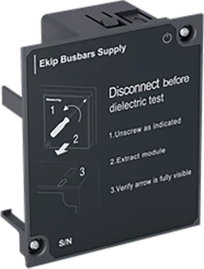 EKIP BUSBARS SUPPLY E1.3...E6.3 - 1SDA126493R1
