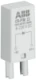 CR-P/M 42 C, diode and LED red, 110...23 - 1SVR405652R9000