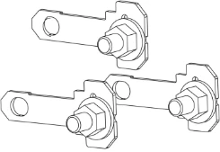 XR- 1 TERMINAL EXT. KIT FOR 3 PHASE CT'S - 1SEP408525R0001