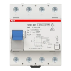 F204B+63/0,3 RCCB - 2CSF204701R3630
