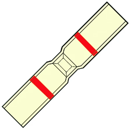 Waterdichte soldeer Föhnparallelverbinder 0,8 - 2,0mm²