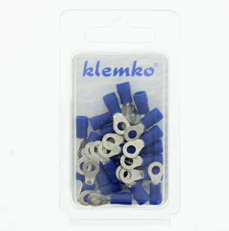 Geïsol. ringkabelschoen M4, 1,5-2,5mm2, Blister, PVC