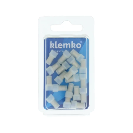 Geïsol. eindverbinder D=3mm, Blister, Nylon