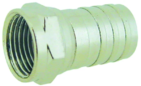 F female krimpconnector Coax 12 vaste bus