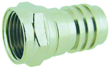 F Male krimpconnector RG59 75 ohms vaste bus