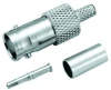 BNC 75 ohm Kabeldeel Female Recht krimp kabel 6 mm