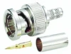 BNC 75 ohm Kabeldeel Male Recht krimp kabel Coax 12