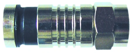 F Male knelconnector RG59 IP-68 waterdicht