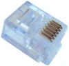 RJ12 Connector 6p6c RJ12 rond soepele kabel