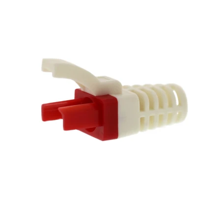 RJ45 tule 5.5mm, Rood, compacte uitvoering