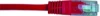 Patchkabel RJ45 Cat 5e UTP 0,5 meter, Rood