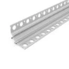 Profiel tegel 90 graden 2 meter Grijs, maximaal 12mm brede ledstrip