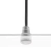 Witte mini LED IP67, 11mm, 0,5W, 3000K, diffuus