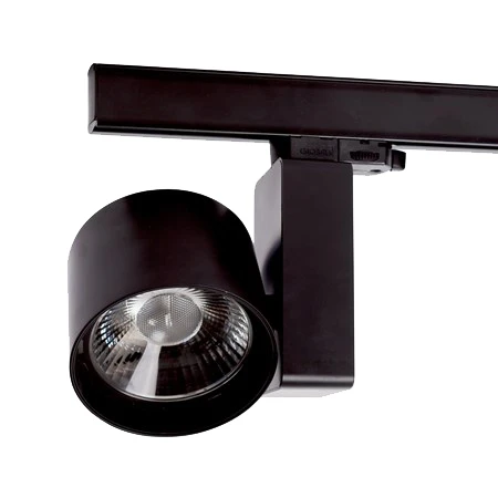 Lumiko B-Trackspot, Zwart, 26W, 2800 lumen, dim to warm, 30°, dimbaar