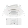 Aanwezigheiddetector plafond PIR, 2000W, 7M, 40m2, 2 Relais