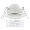 Aanwezigheiddetector plafond PIR, 2200W, 6M, 30m2, 1 Relais