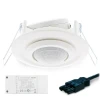 Aanwezigheiddetector Plafond PIR, 230V, 2000W, 6M, 40mm2, Wieland