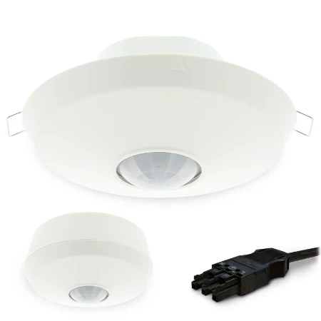 Aanwezigheiddetector plafond PIR, 2200W, 7M, 40m2, Winsta