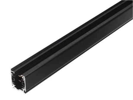 3 fase rails - rail 200cm, Zwart (RAL9005)