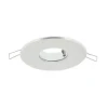 Verona inbouwarmatuur, rond, 1voudig, 100mm, aluminium