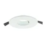 Verona inbouwarmatuur, rond, 1voudig, 100mm, wit