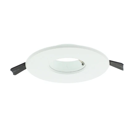 Verona inbouwarmatuur, rond, 1voudig, 100mm, wit