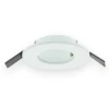 Verona inbouwarmatuur, rond, 1voudig, 80mm, wit