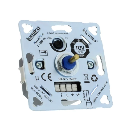 Universele leddimmer faseafsnijding tussen 1-200W