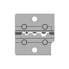 Matrijs voor krimpmachines, perskabelschoenen, (0,75-2,5mm2)