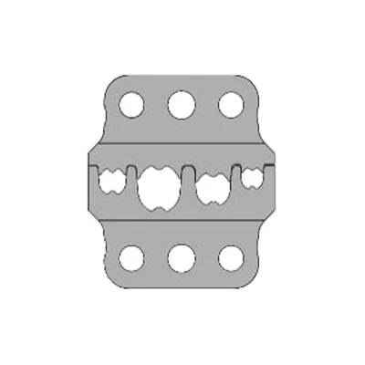 Matrijs voor krimpmachine, adereindhulzen, (4-16mm2)