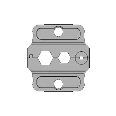 Matrijs voor krimpmachines, voor BNC stekkers RJ58, 59, 62, 71