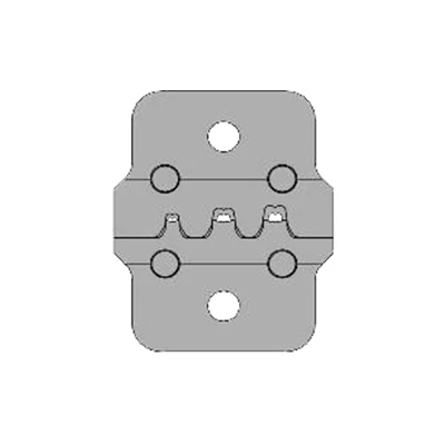 Matrijs voor krimpmachines, klauwkabelschoen, (0,1-1,0mm2)