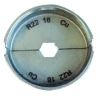 Matrijsset MS22, zeskantpersing, kabelschoen,doorsnede:16mm², DIN40500