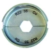 Matrijsset MS22, zeskantpersing, kabelschoen,doorsnede:35mm², DIN40500