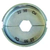 Matrijsset MS22, zeskantpersing, kabelschoen,doorsnede:35mm², DIN46235