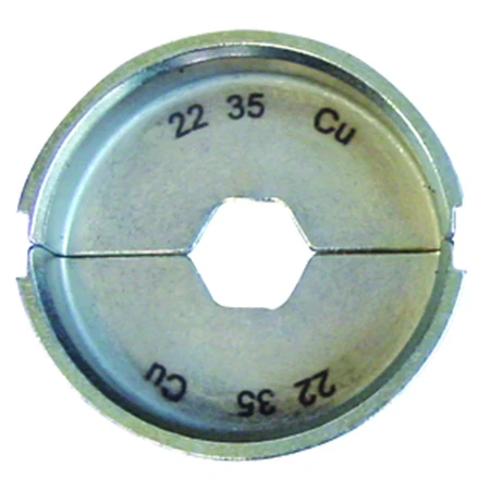Matrijsset MS22, zeskantpersing, kabelschoen,doorsnede:35mm², DIN46235