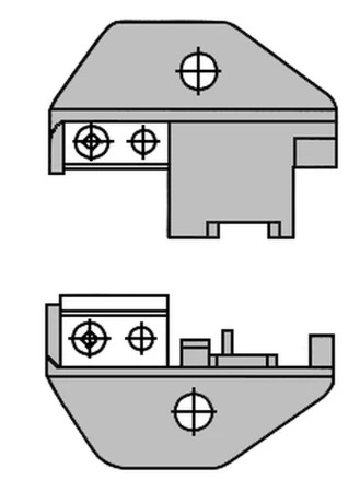 Matrijsset: Modulaire stekers RJ45 AMP